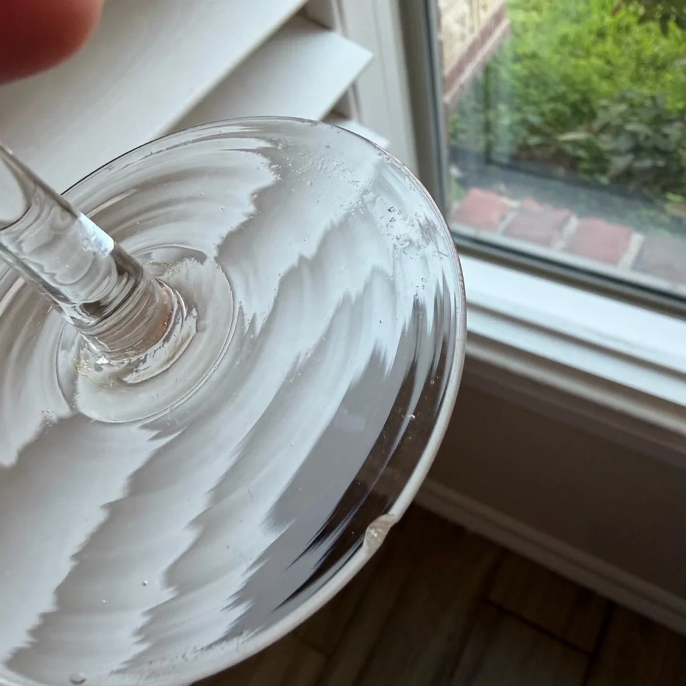 Vintage Lenox Heather Pink Tulip wine Crystal glasses- Set of 2✨Rare find - Picture 7 of 7